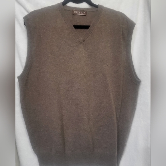 Patrick James Reserve 100% Cashmere Vest Size Large